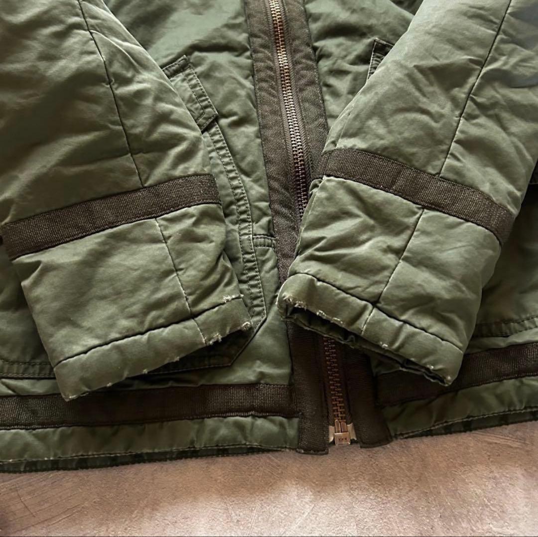 diesel grunge fur military jacket khaki - メルカリ