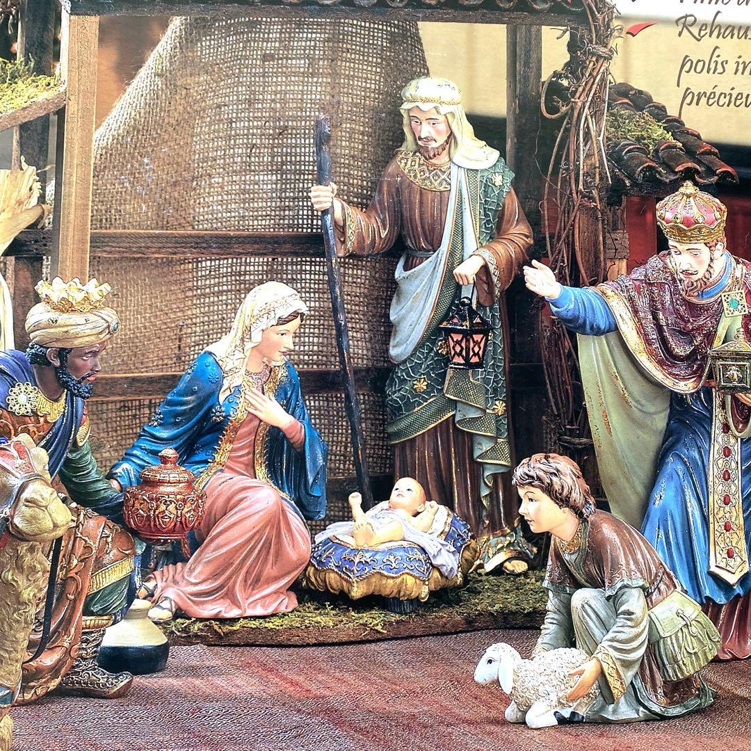 コストコ ネイティビティ キリスト誕生 未開封 クリスマス 置物 【入手