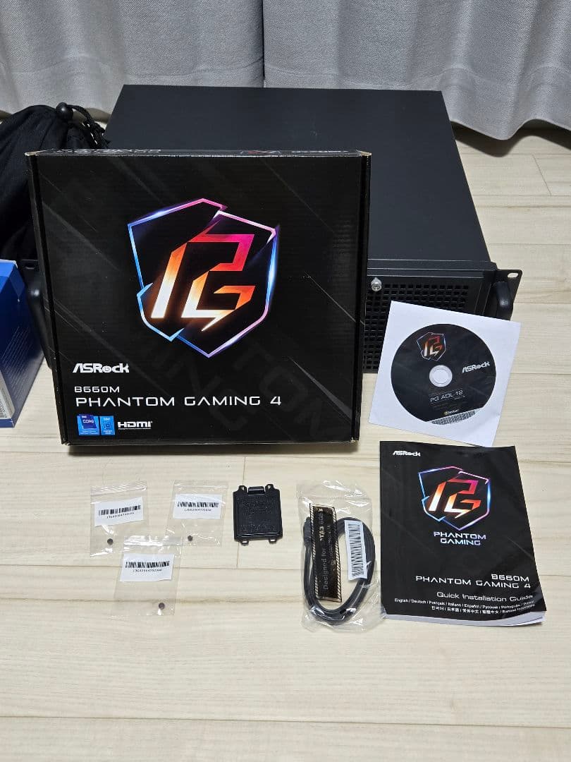 Intel 12700, 64GBメモリ, B660M PG4, 1200W電源