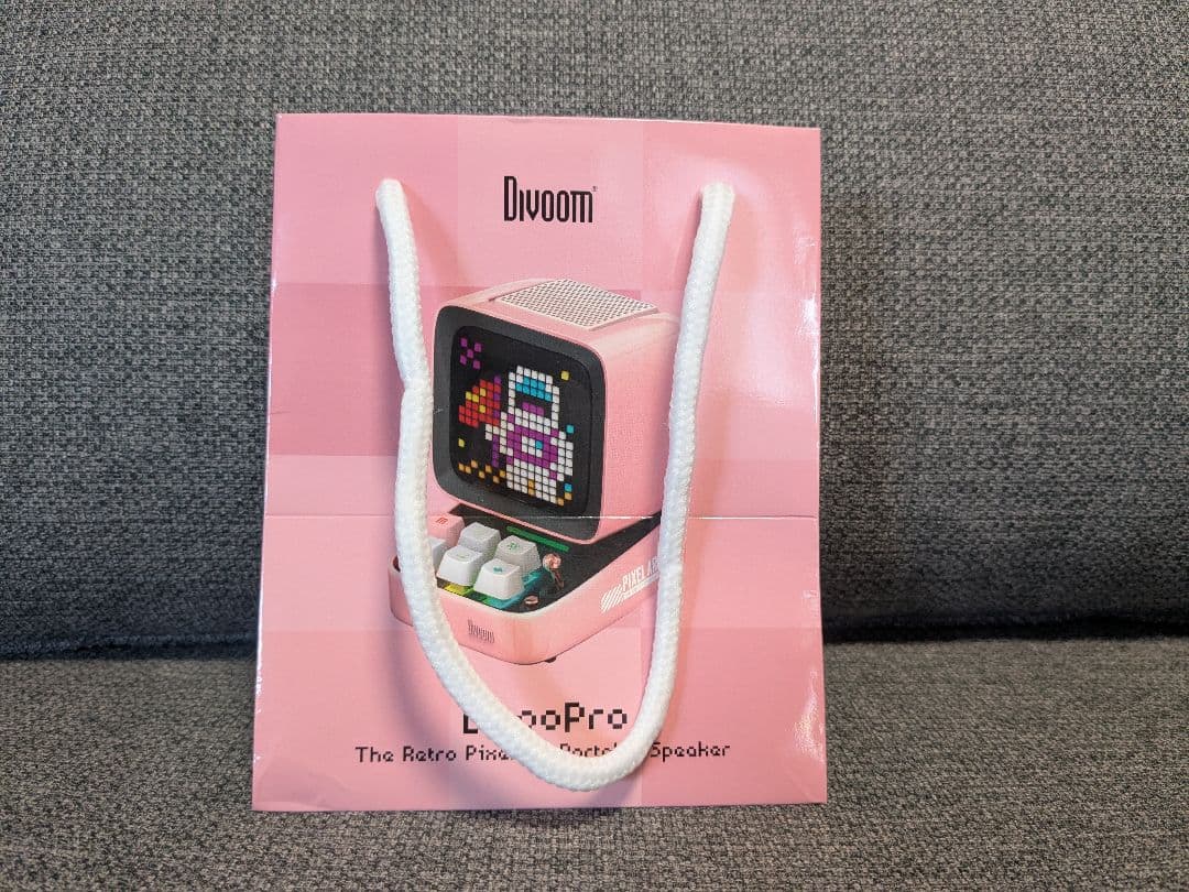 【ほぼ新品】Divoom Ditoo Pro スピーカー ピンク
