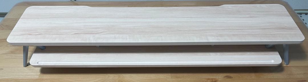 Fenge モニター台 デスクシェルフ 108cm オークG04A2123C Amazon.co.jp: Fenge モニター台 卓上 デスクシェルフ モニター