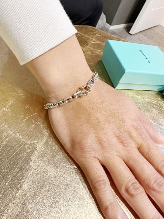 Tiffany ティファニー メイカーズ ナロー チェーン ブレスレット 18K