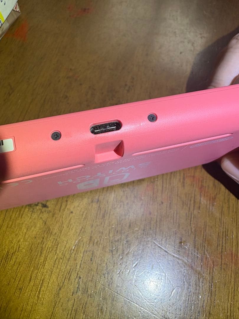 NintendoSwitchライトピンク【ジャンク品】