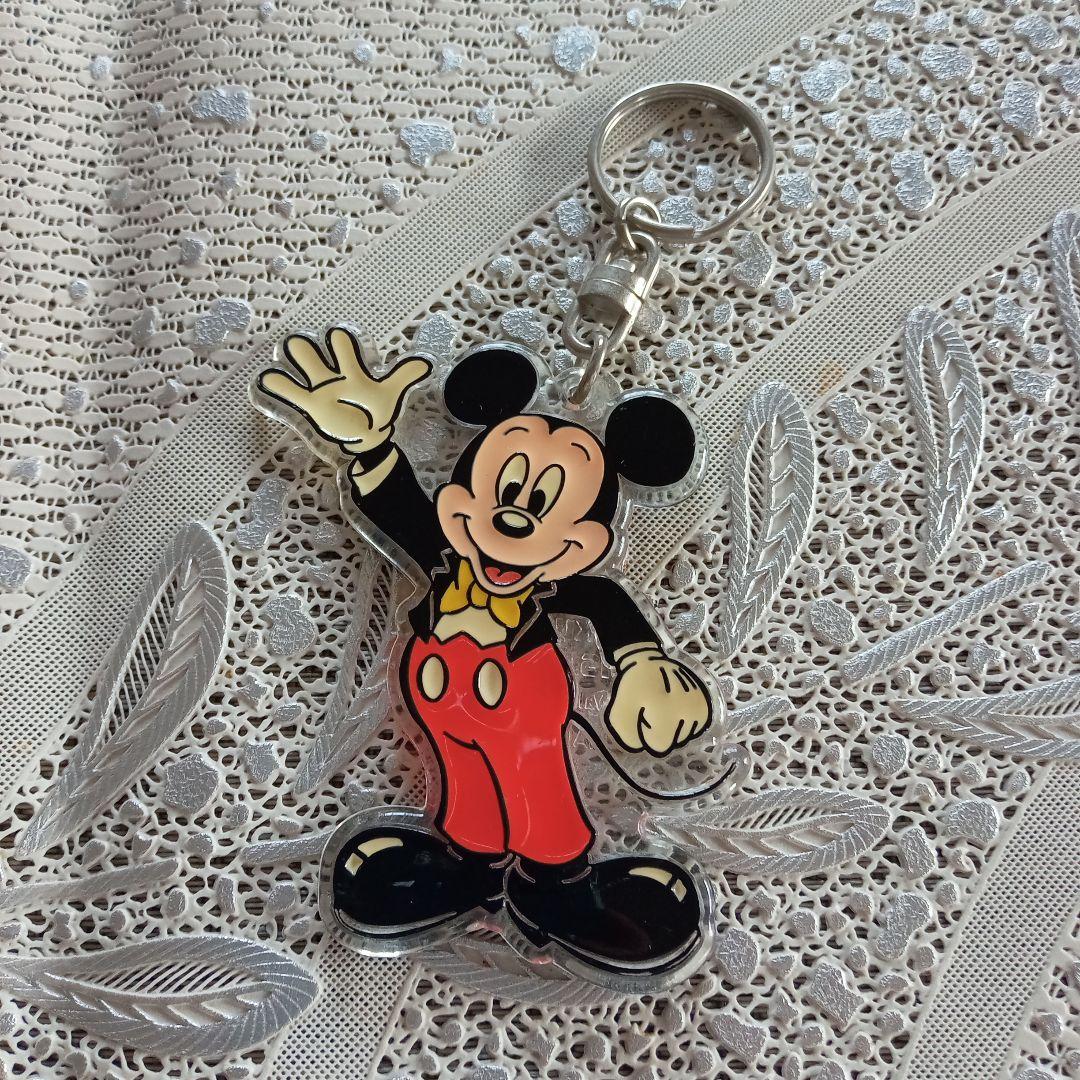 昭和レトロ ディズニーランド 開園当時 ミッキーマウス キーホルダー