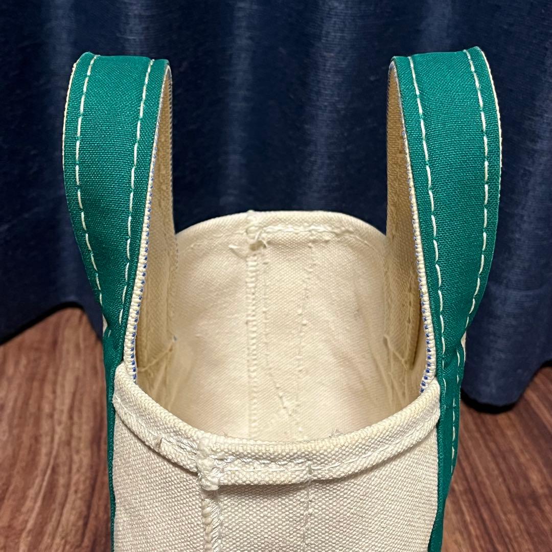 80's 2色ギザタグ】L.L.Bean トートバッグ グリーン ミニ