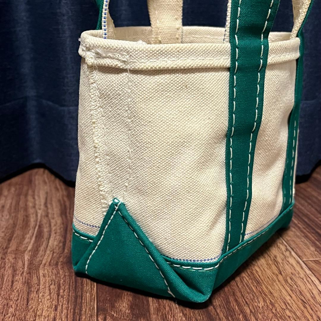 80's 2色ギザタグ】L.L.Bean トートバッグ グリーン ミニ