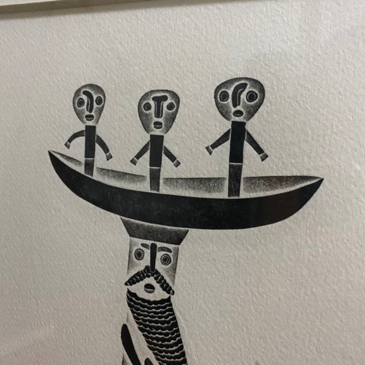 望月通陽】『MOSES(モーゼ）』銅版画 1993年 直筆 限定部数6 箱付き