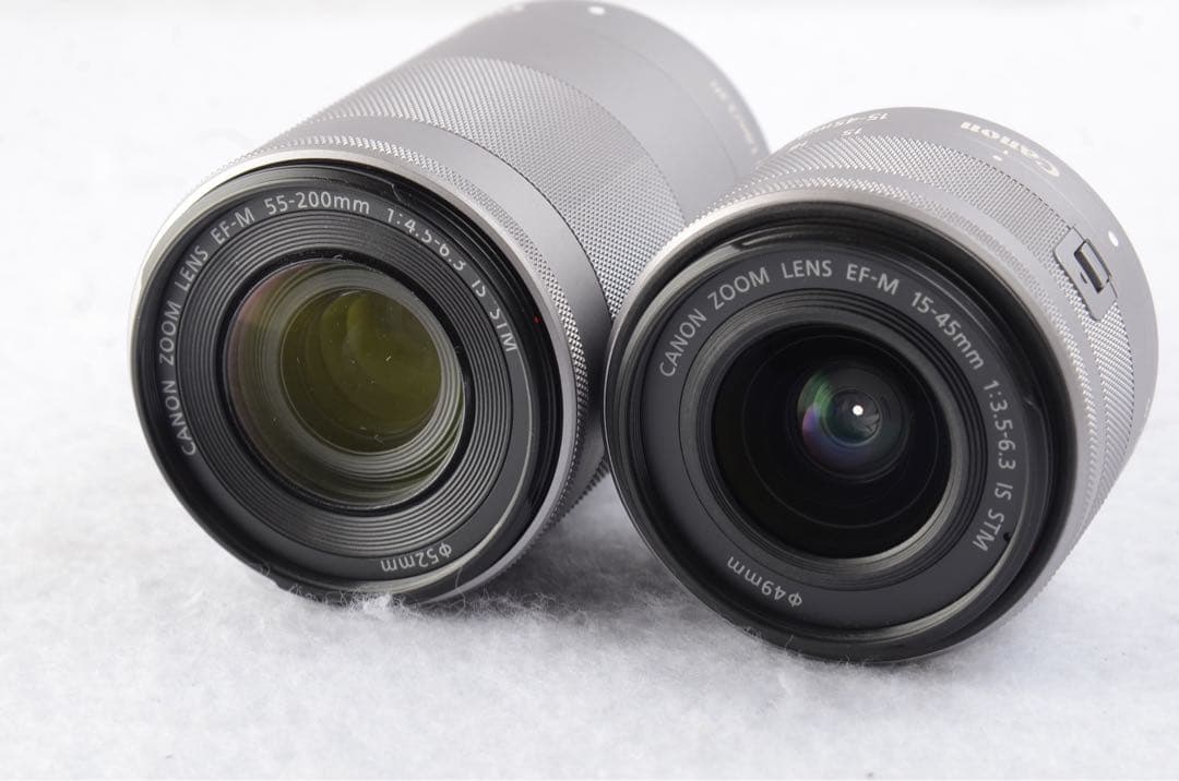 Canon EOS Kiss M ダブルズームキット 元箱付 #707014