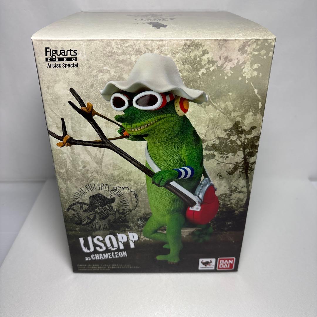 希少フィギュアーツzeroウソップasカメレオン　ワンピース15周年アーティスト バンダイ フィギュアーツZERO ワンピース ウソップ as カメレオン