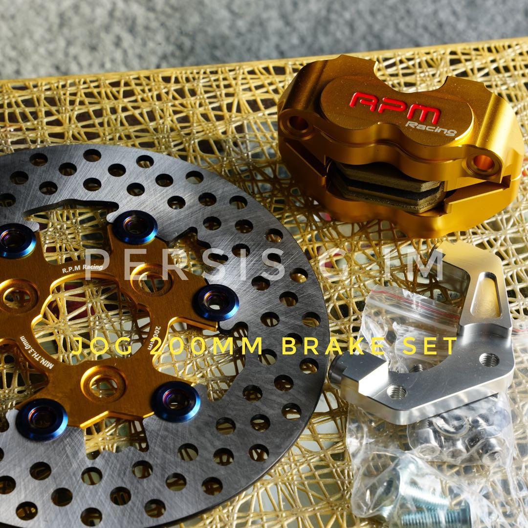 ヤマハジョグ系200mm金ビッグキャリパーキット アプリオ アクシスJOG ZR ヤマハジョグ系200mm金ビッグキャリパーキット アプリオ アクシスJOG
