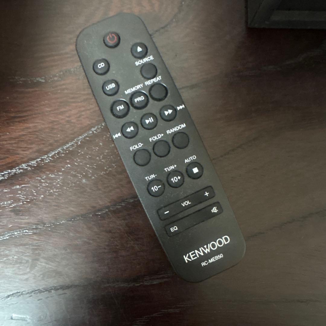 KENWOOD ミニコンポ シルバー　M-EB50