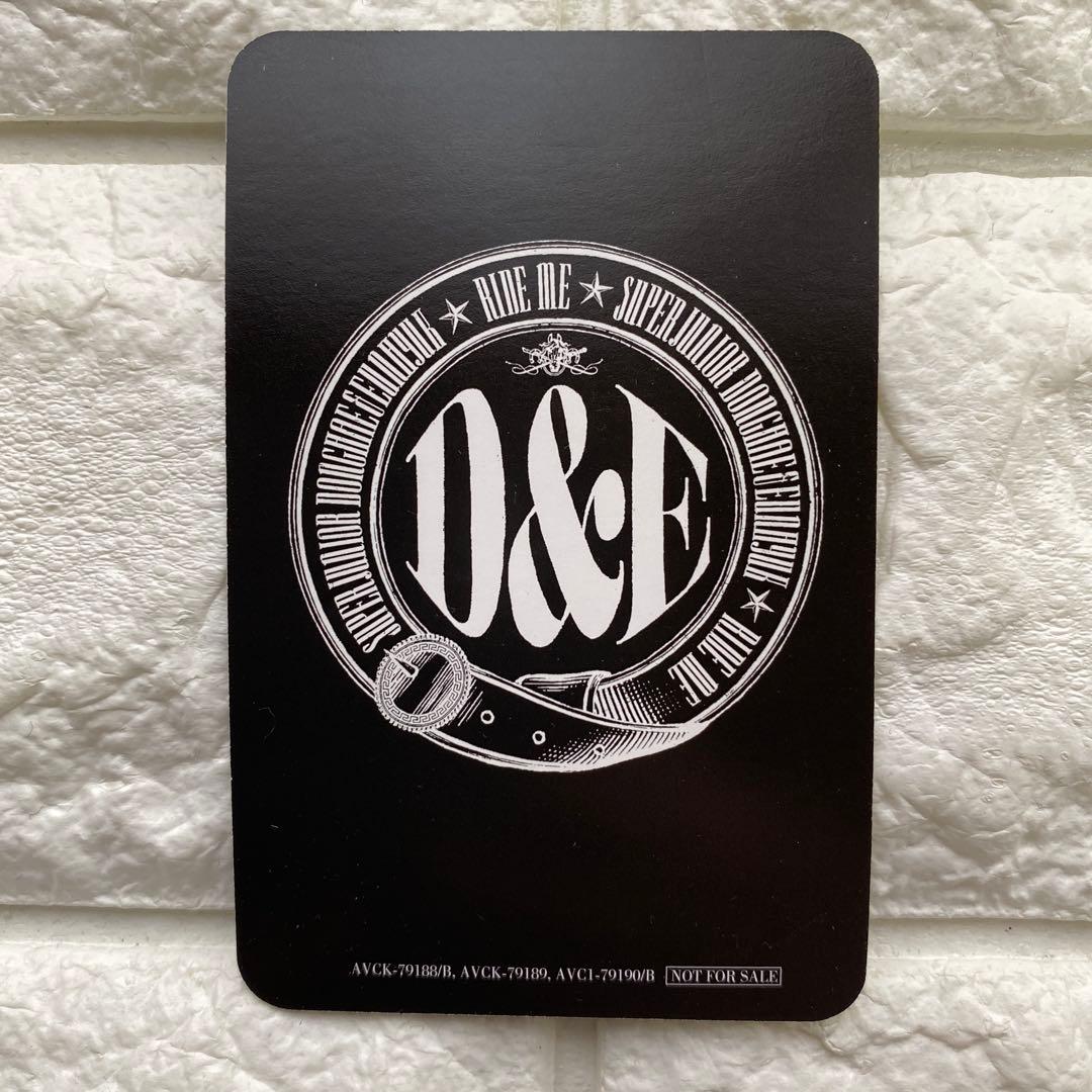 SUPER JUNIOR-D&E RIDE ME ウニョク トレカ - メルカリ