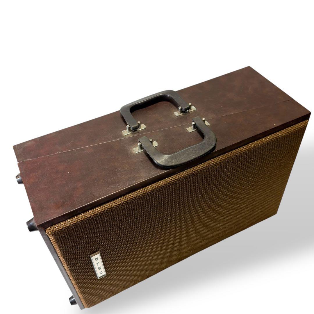 【希少】エルモ ELMO EAS-25P08SA 映写機用 スピーカー トランク