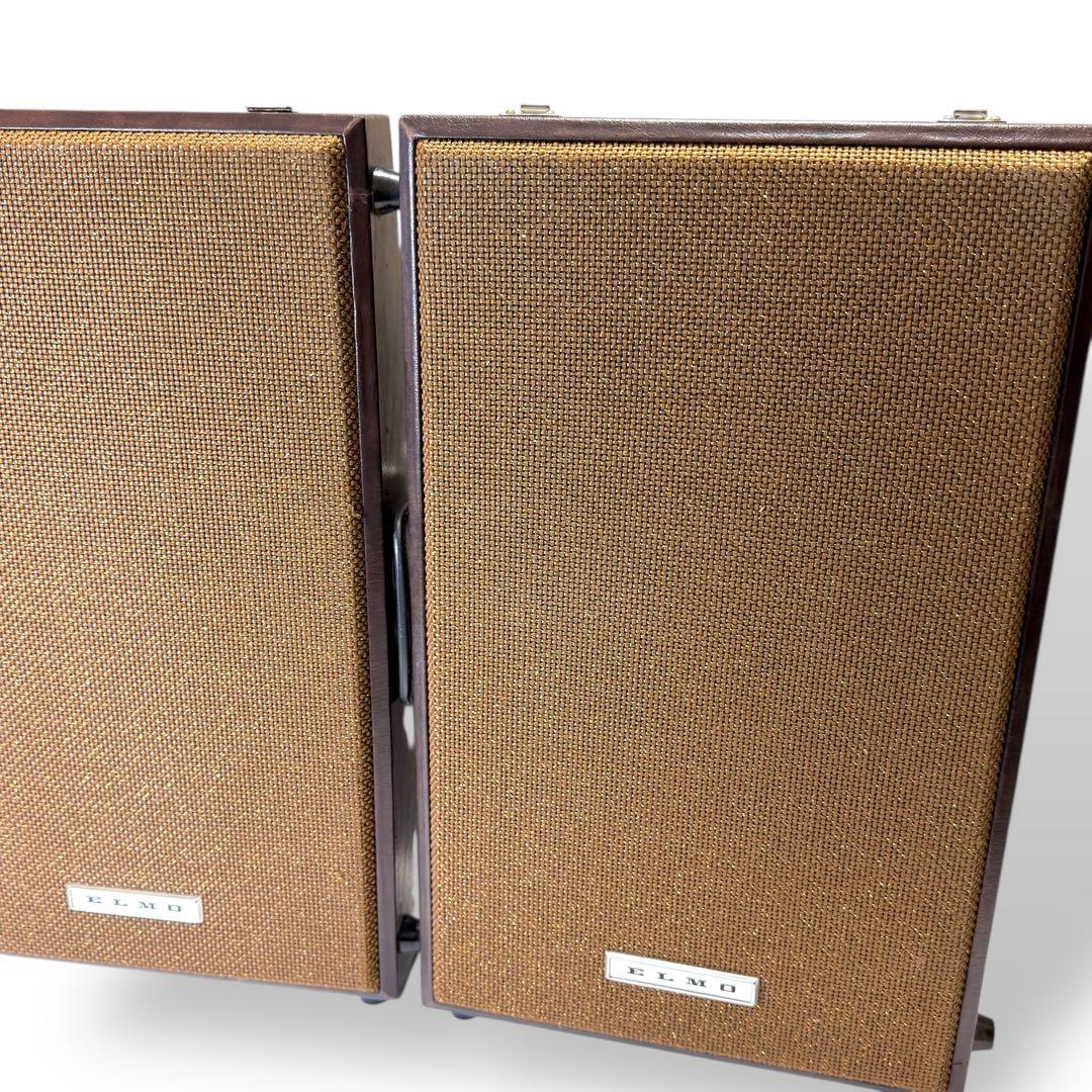 【希少】エルモ ELMO EAS-25P08SA 映写機用 スピーカー トランク