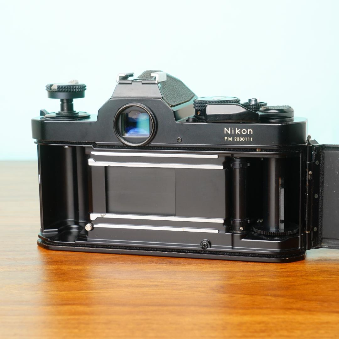 [美品]完動品◎ニコン FM ブラック ボディ フィルムカメラ 防湿庫管理 11