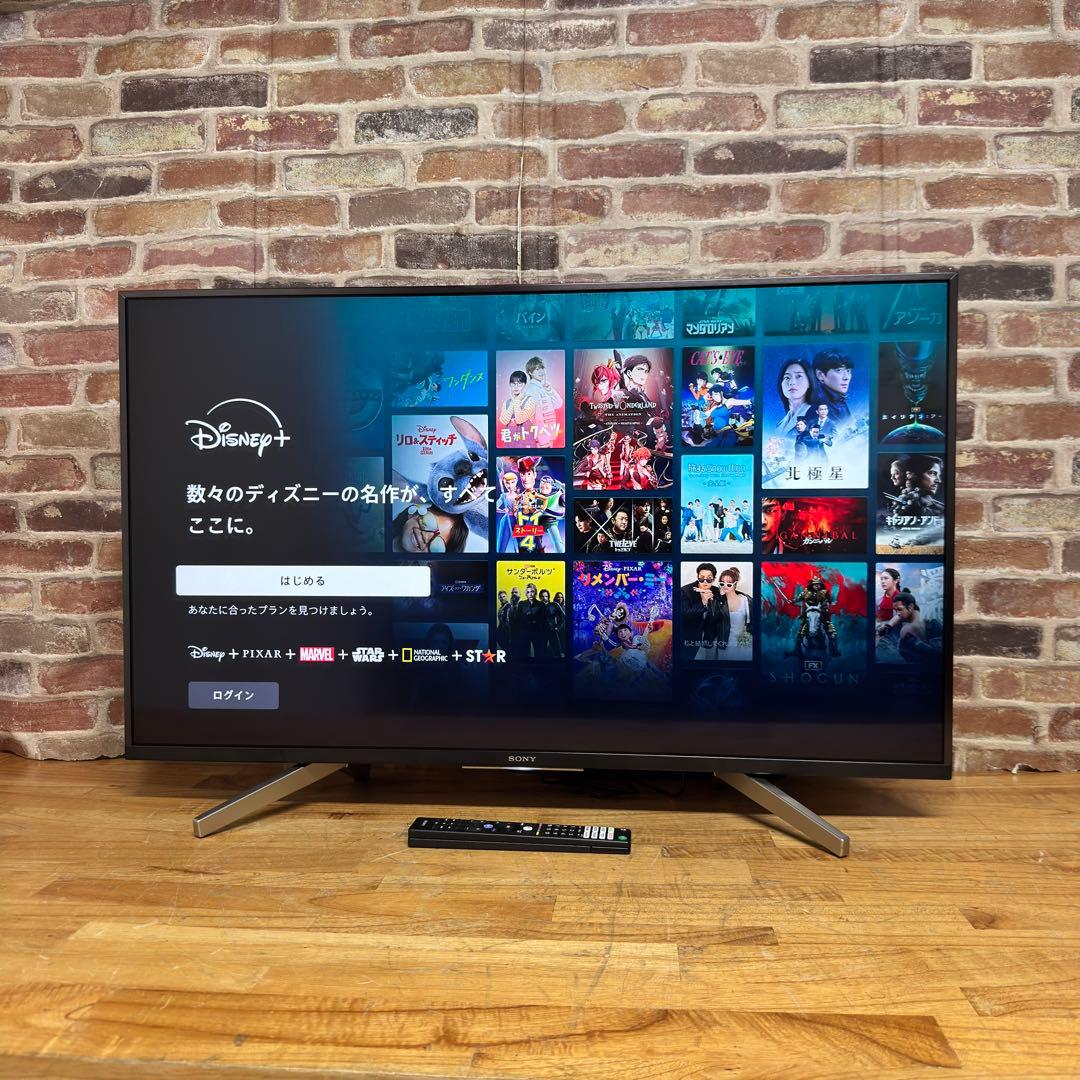 SONY 49V型 4K 液晶テレビ BRAVIA KJ-49X8500G