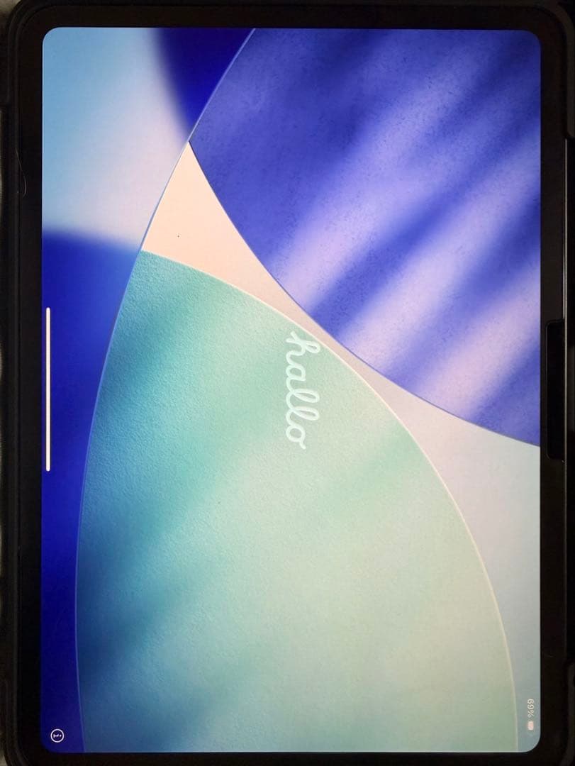 iPad Pro 第7世代11インチバッテリー状態100%