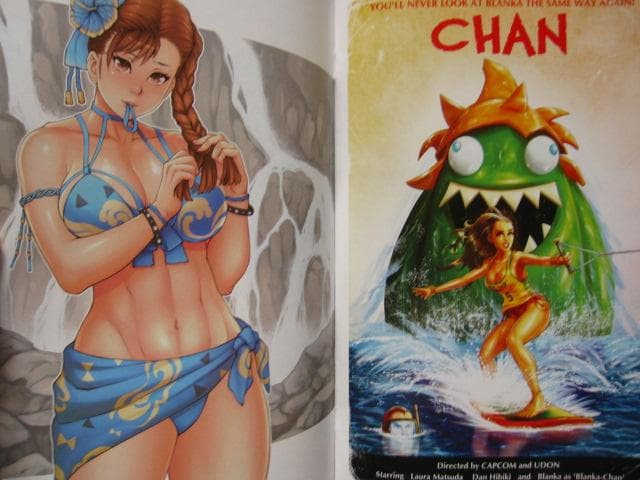 STREET FIGHTER SWIMSUIT SPECIAL　UDON　5冊組