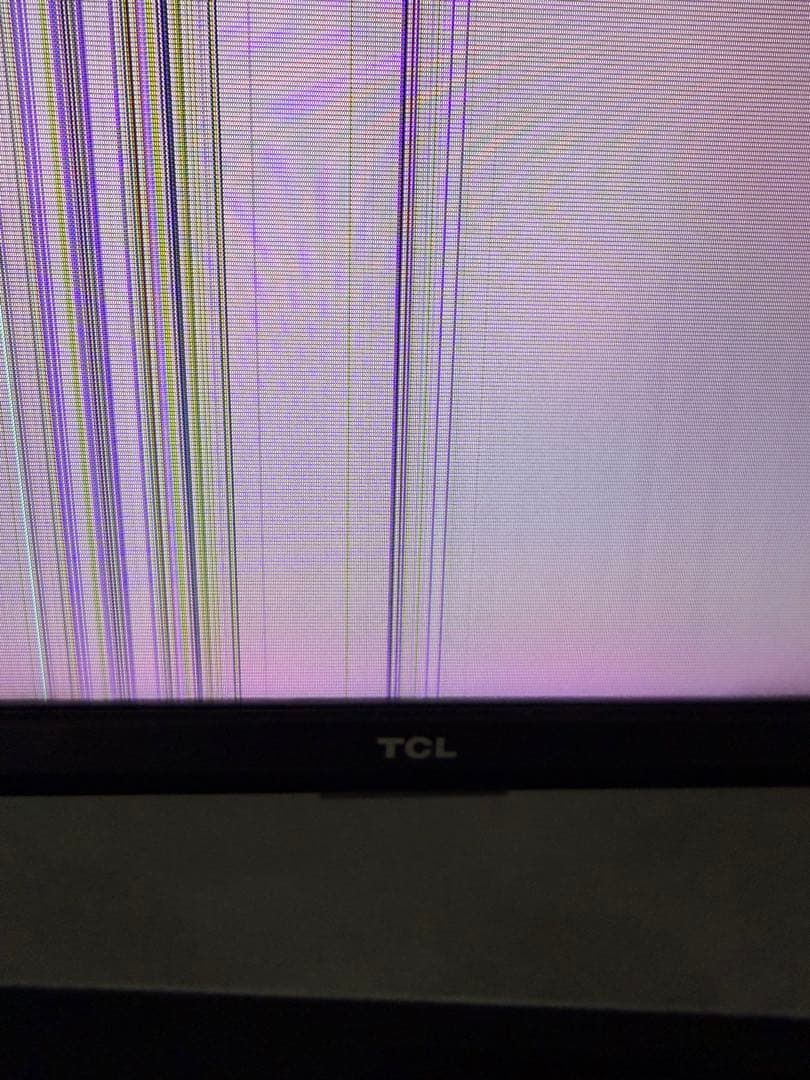 最終値下げ！TCL 液晶テレビ 65インチ　画面ひび割れあり