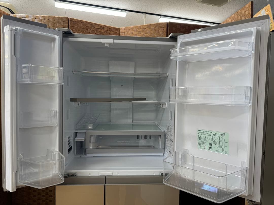 F040 美品 Panasonic 冷蔵庫　観音開き　2021年製　450L