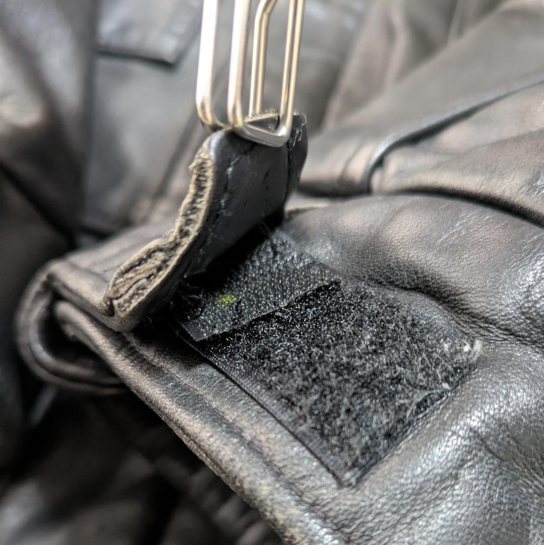 希少 42 Schott レザー M-65 フィールドジャケット 黒 ミリタリー