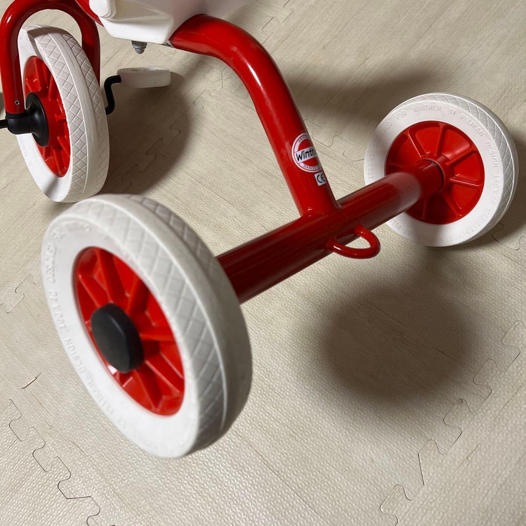 高級品 winther 赤白 三輪車
