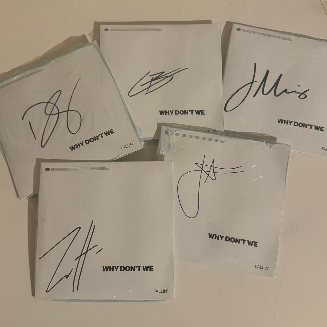 WHY DON’T WE 直筆 サイン CD グッズ WHY DON'T WE COMPLETE SET OF