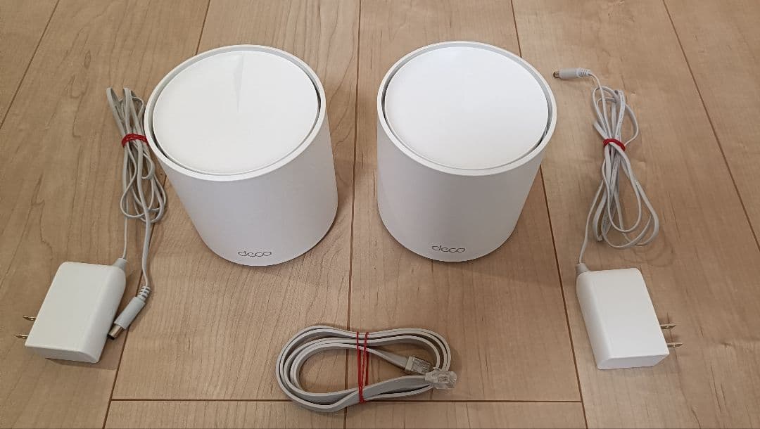 TP-Link Deco 無線LANルーター 2台セット X3000 TP-Link、2台で最大420平方mをカバーできるWi-Fi 6メッシュルーター