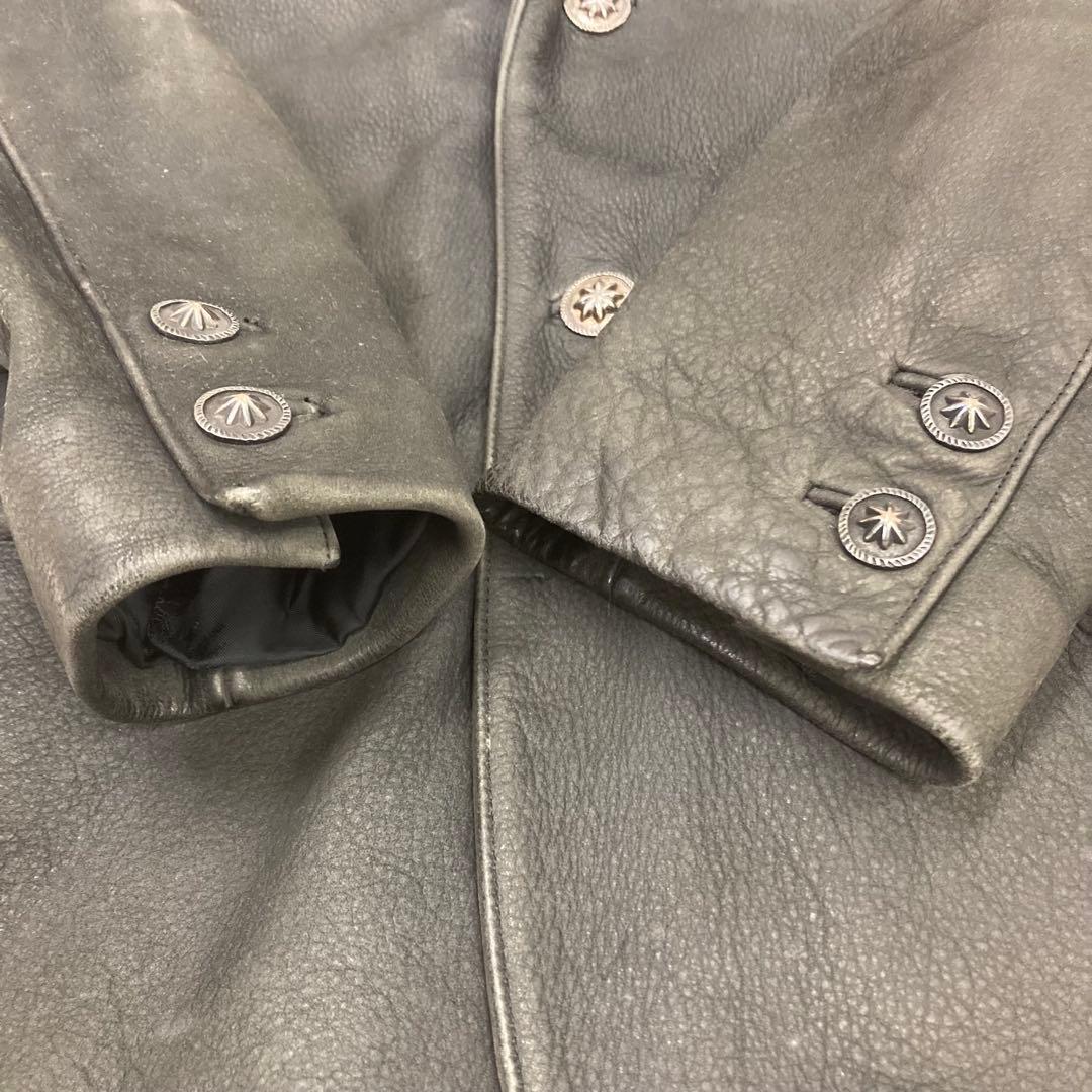 Celt&Cobra レザー ヌバックジャケット シングルブレスト 裏地 L