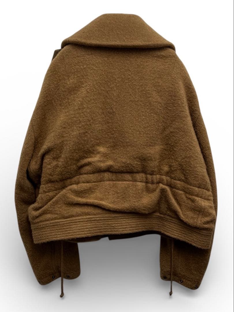 AURALEE BRUSHED BABY CAMELMELTONBLOUSON - メルカリ