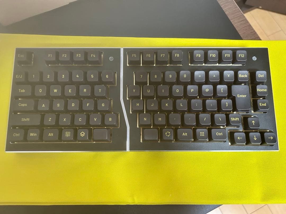 waffree 無線 完全分割 キーボード 日本語配列 テンキーレス 80