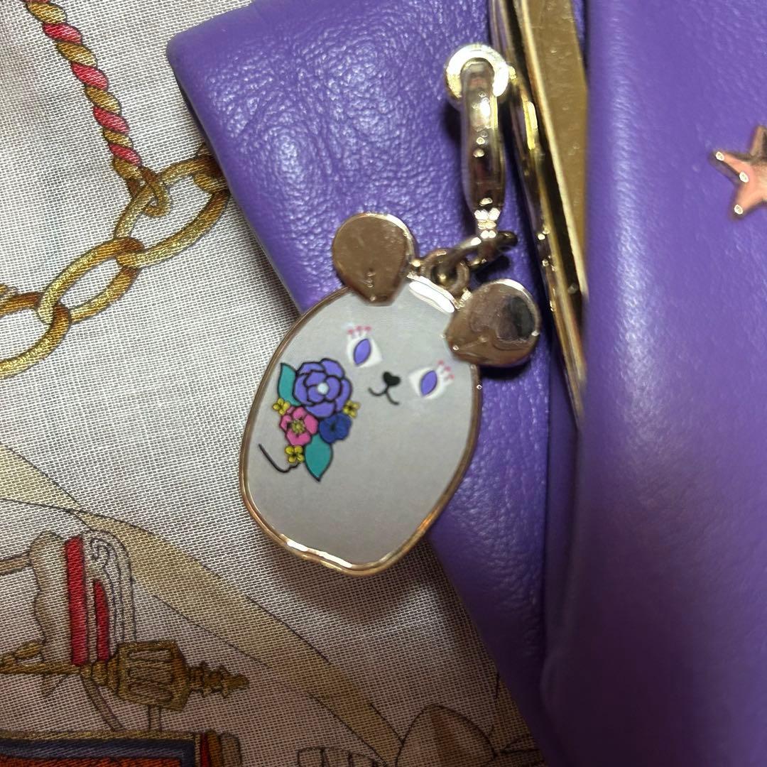 ANNA SUI アナスイ ねこ ねずみ 二つ折り財布 箱なし - メルカリ