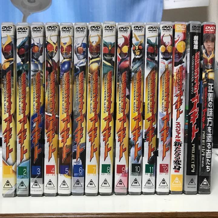 仮面ライダーアギト DVD全巻セット（初回盤） - メルカリ