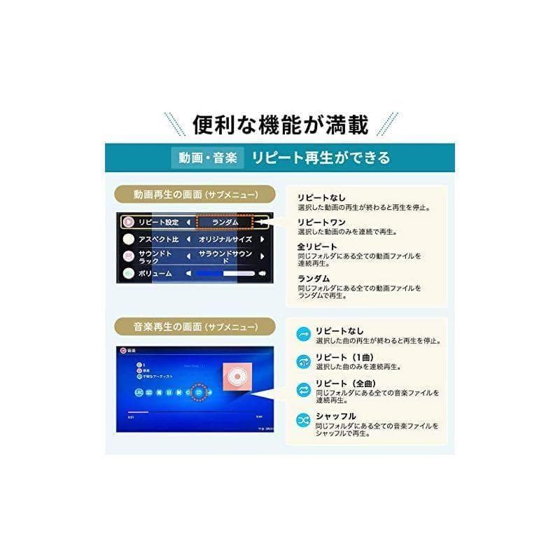 【中古】サンワダイレクト 4K対応メディアプレーヤー　400-MEDI023