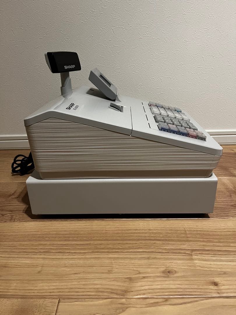美品】 SHARP 電子レジスター XE-A207W-W 白 鍵・取説付き - メルカリ