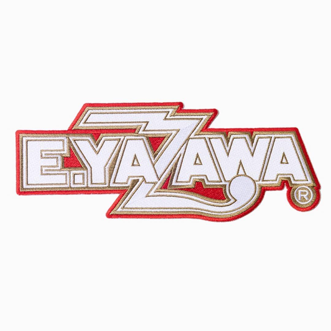 矢沢永吉 E.YAZAWA BIG刺繍ワッペンシール ロゴ ホワイト - メルカリ
