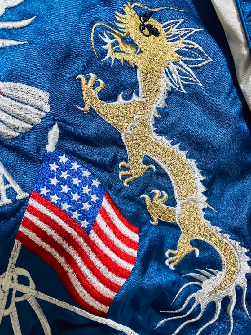 JUNGLE STORM 日本限定 YOKOSUKA サテン スカジャン 龍 - メルカリ