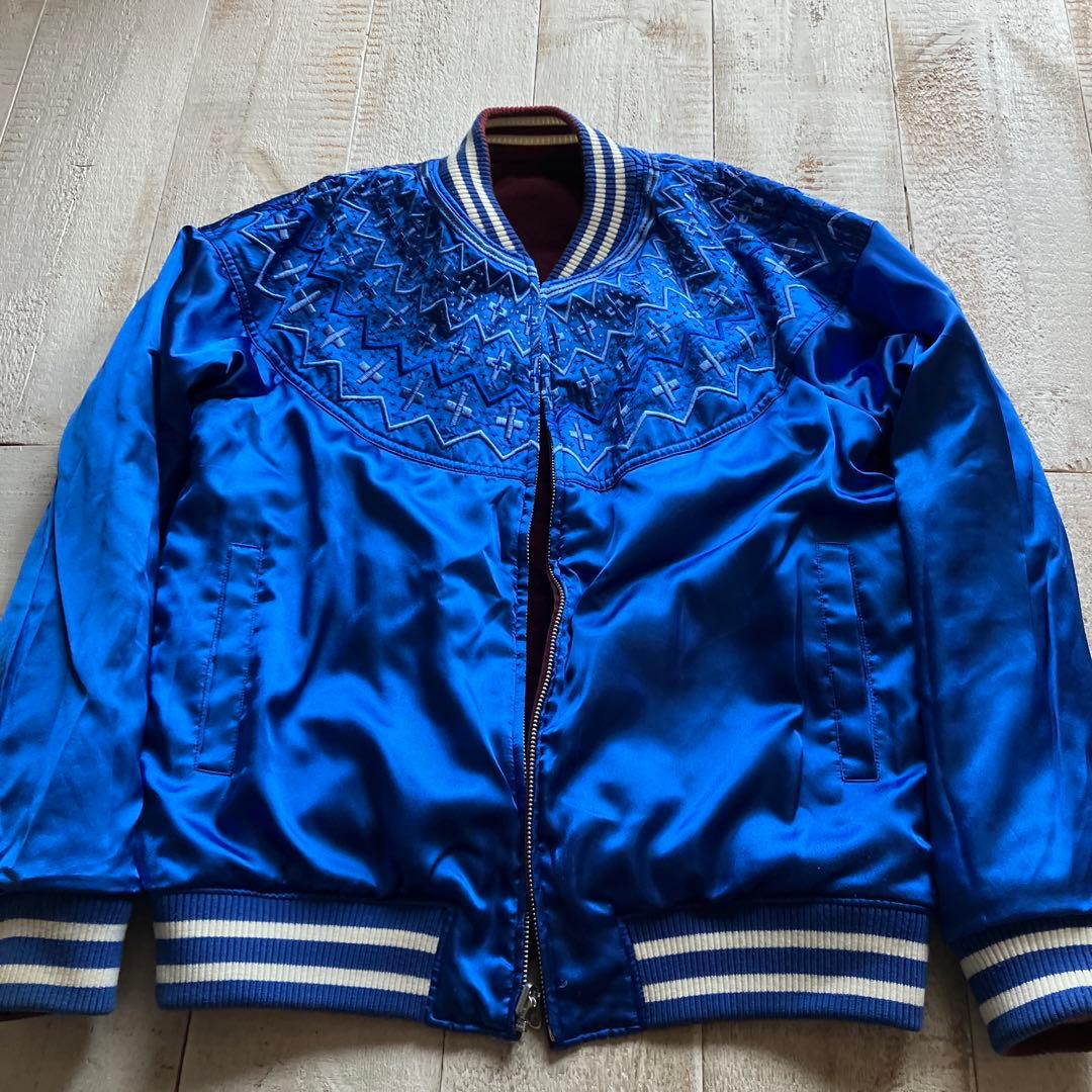 whiz limited スカジャン L ベロア リバーシブル - メルカリ