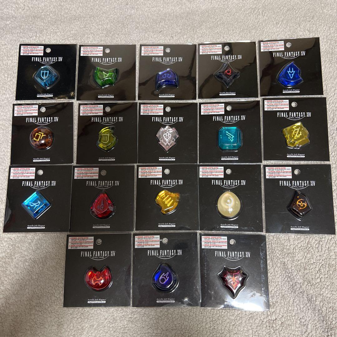 FF14ジョブアクリルマグネット18種セット - メルカリ