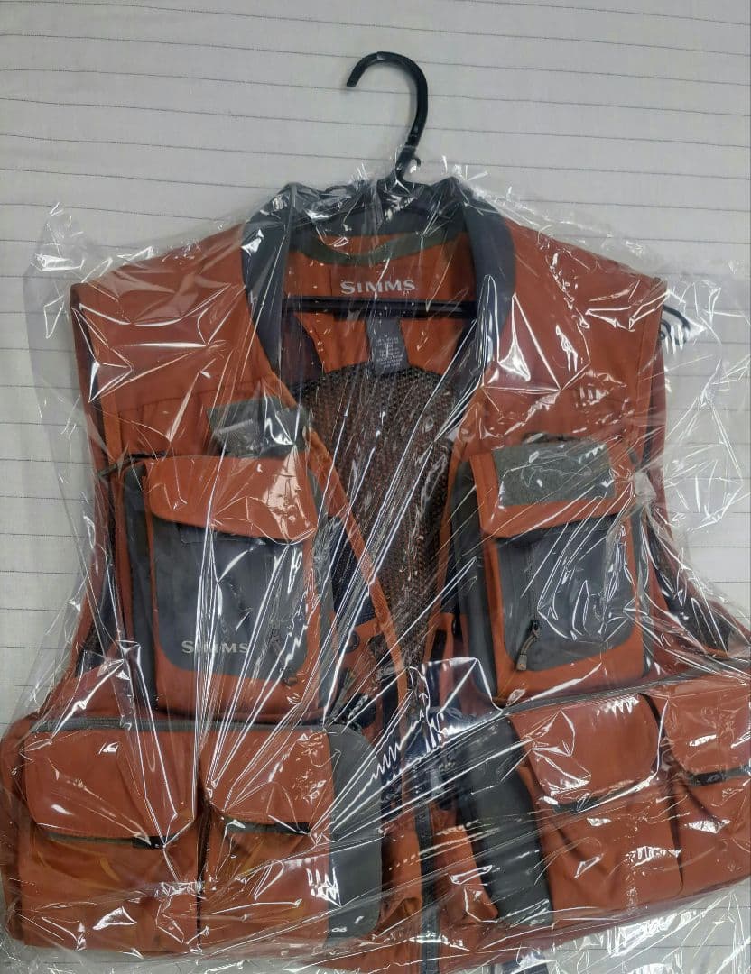 SIMMS G3ガイドベスト フィッシングベスト シムスオレンジ Mサイズ