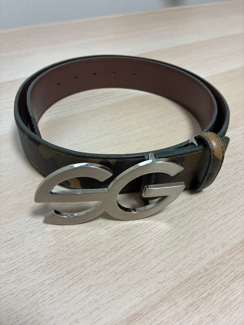 SEV GOLF セブゴルフ ベルト カモ柄 シルバーバックル ユーズド 二木ゴルフオリジナル フリメージェ カモ柄 帯重ね付けベルト FMB-2202