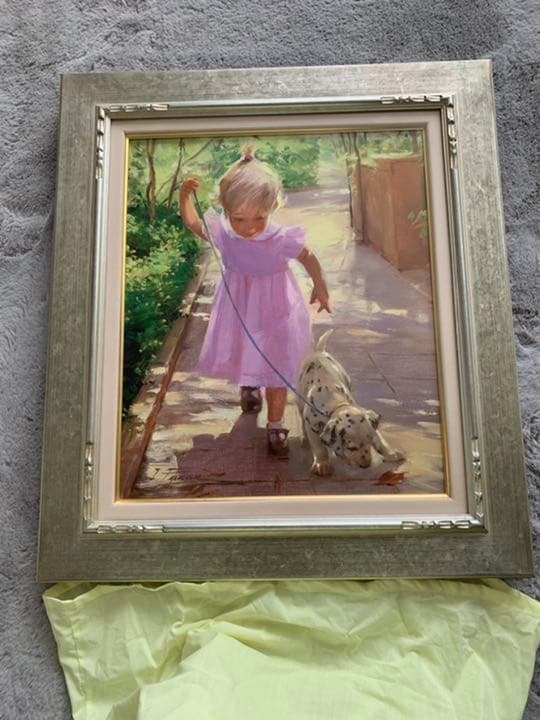 アイリーン フェットマン 初めてのお散歩 額装 絵画 - メルカリ