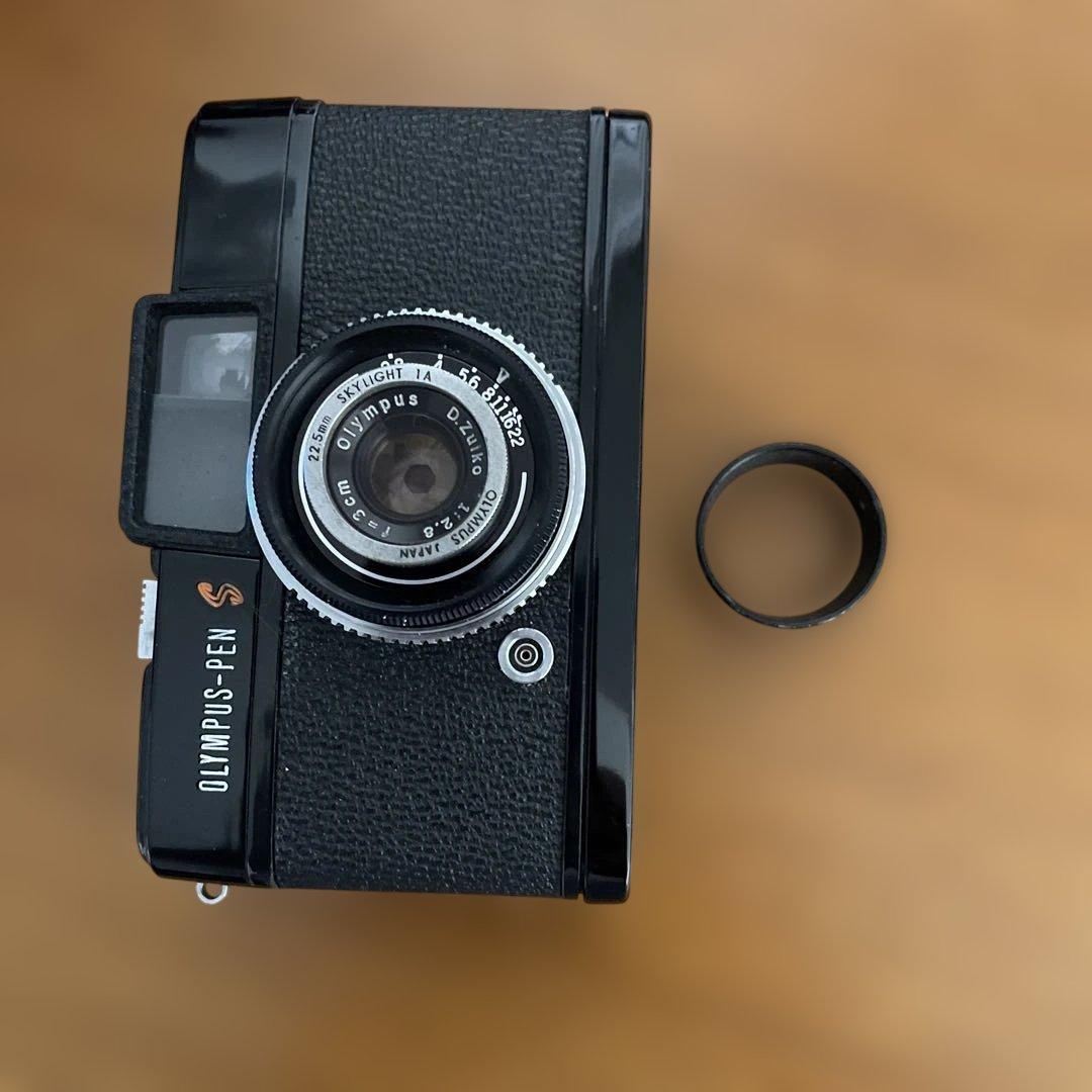 最終値下げ　OLYMPUS-PEN S ブラック専用フィルター&フード付き