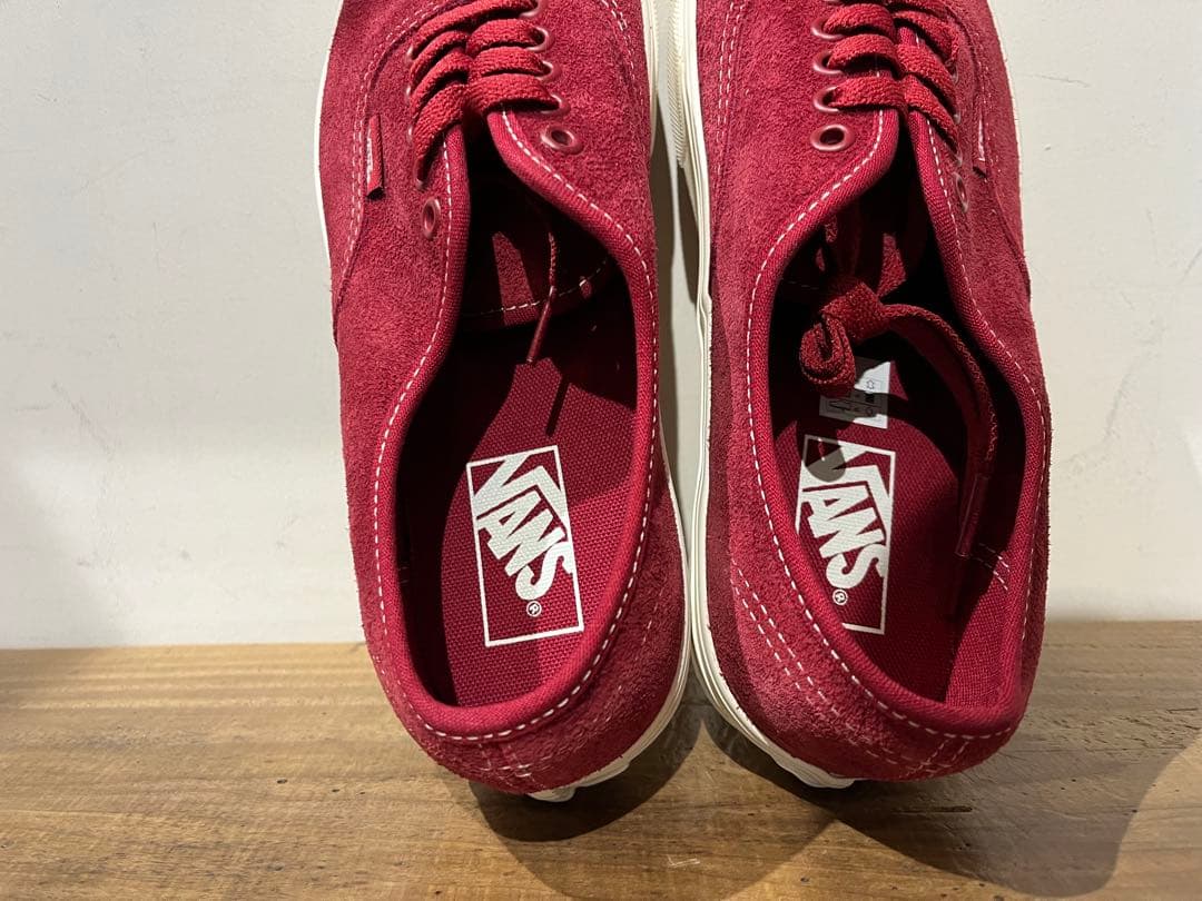 VANS AUTHENTIC SUEDE RED US正規品 赤箱 26.5cm