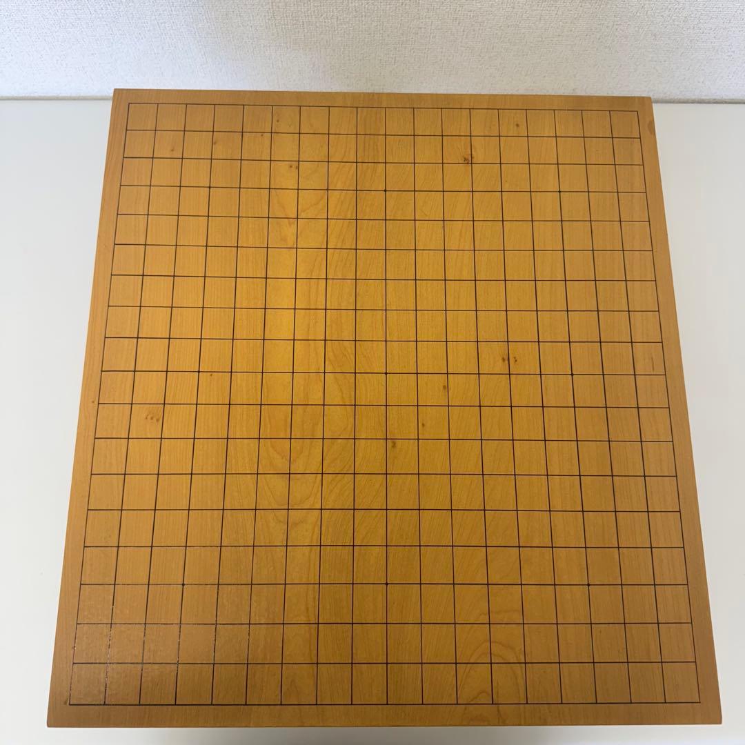 美品【伝統基盤師 鬼頭徳吉名人 作】天然木製囲碁盤 19路 - メルカリ