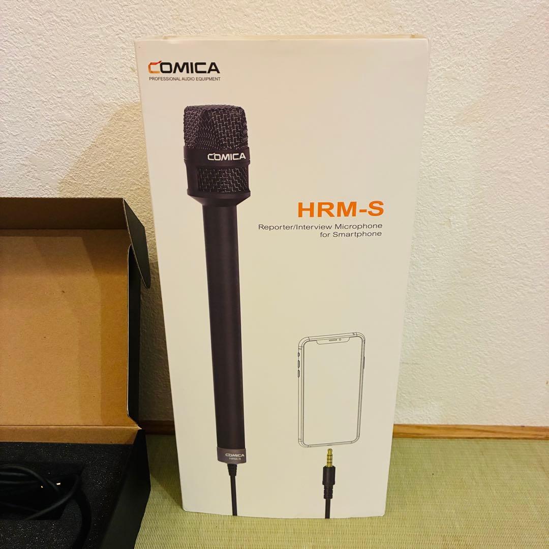 インタビューマイク COMICA HRM-S スマートフォン用外付けマイク