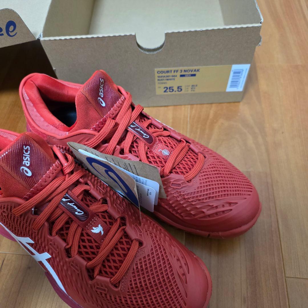 asics Court FF 3 novak 25.5cm 未使用品