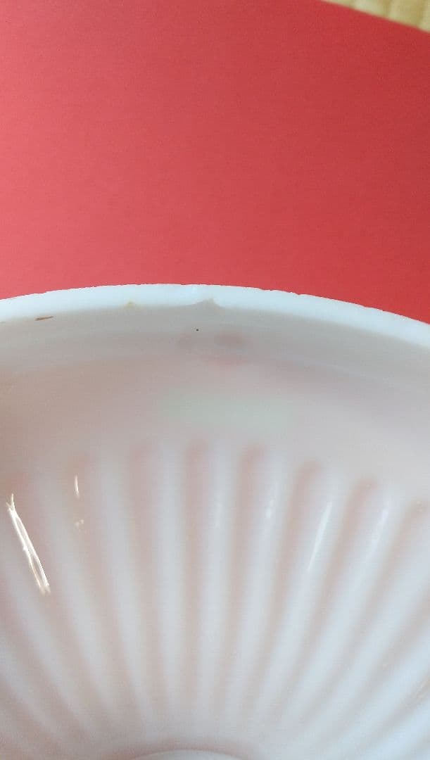 レトロ電笠 乳白色 昭和 大正 シェード　アンティーク骨董品　照明 特別価格