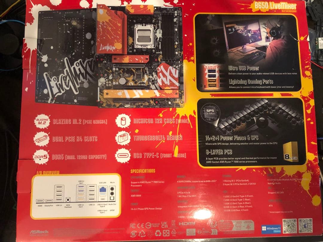 Asrock B650 LiveMixer【訳あり/保証あり】