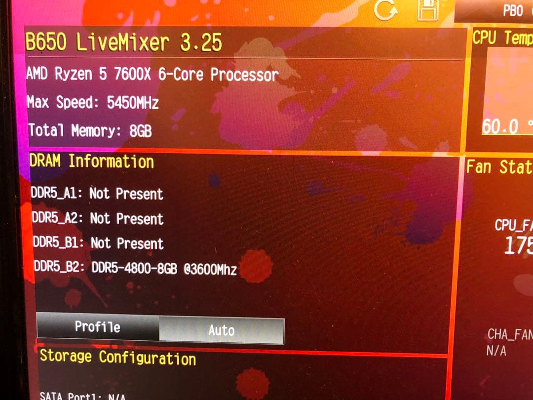 Asrock B650 LiveMixer【訳あり/保証あり】